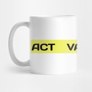 Act Van Plan | Take The First Step Mug